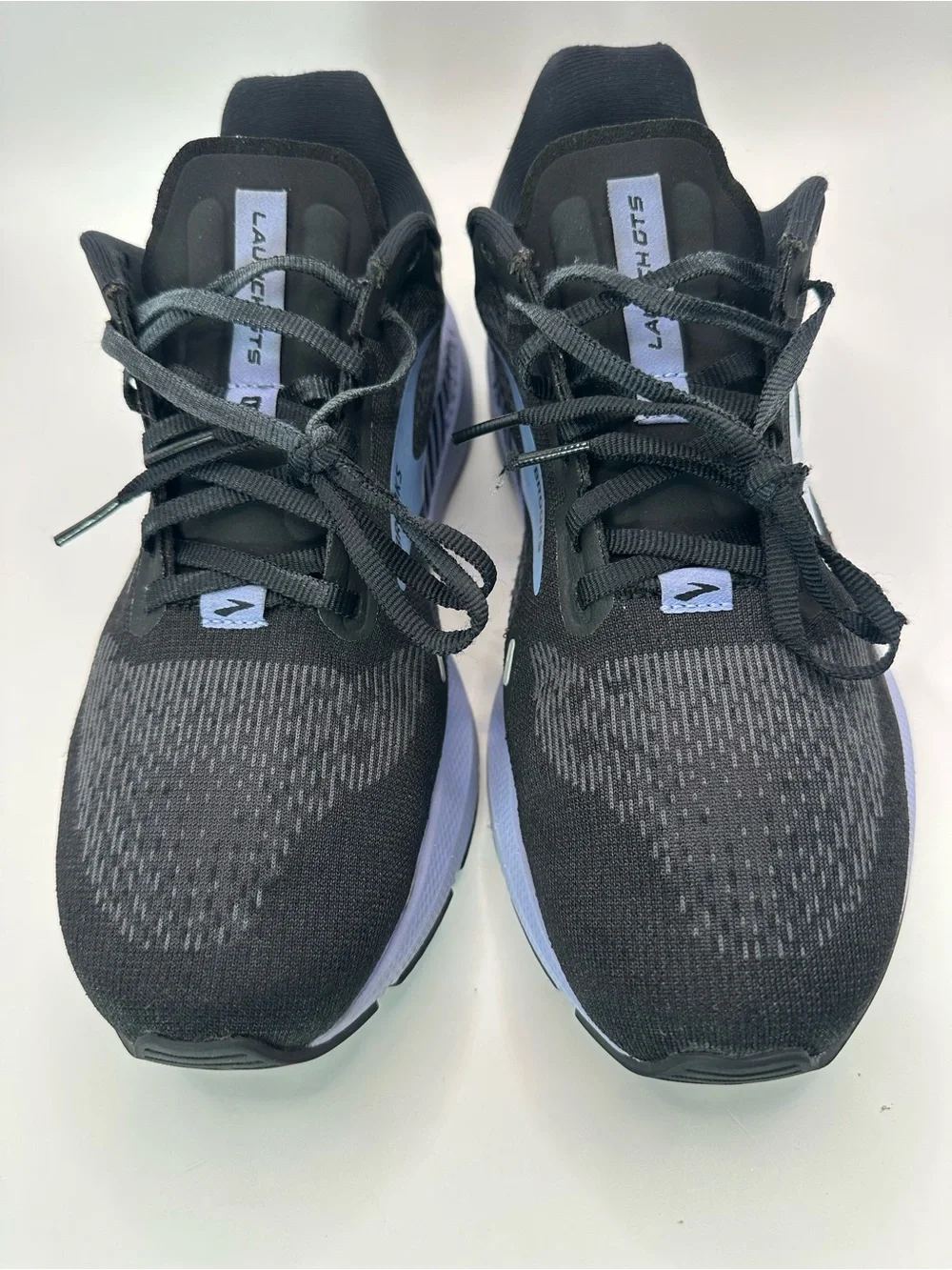 Brooks Launch 9 Women’s Running Shoes SIZE 9.5 Black w/ Blue Lavender